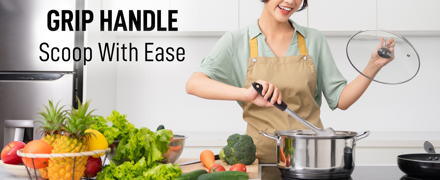 Grip Handle Scoop with Ease