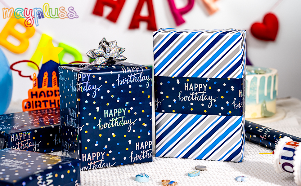 birthday wrapping paper