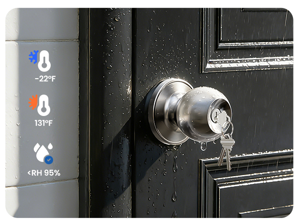 ANSI grade 3 door lock residential security durable all climate extreme temperature hardware