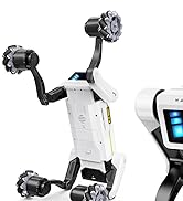Smart Robot Dog with Wheels, 30+ Bionic Actions, Voice & Remote Control, Programmable Moves, Rech...