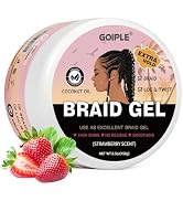 150g Braid Gel with Extra Hold, High Shine for Twists, Locs, Braids & Edge Control - Smooths Friz...