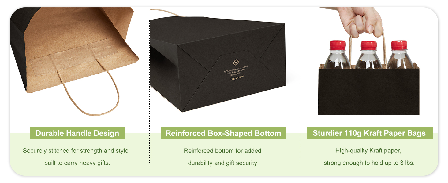 Small Gift Bags black