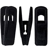 Corodo Velvet Hangers With 20 Black Pants Clips, Strong Finger Clips Perfect for Thin Hangers
