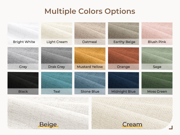 blackout curtains for bedroom Multiple color options available