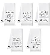 R HORSE Funny Kitchen Dish Towels - 5Pcs Sourdough Tea Bread Kitchen Hand Towels, Soft Absorbent ...