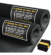 Golener 2-Pack Oil Spill Mats - Garage Floor Mat, Absorbent Oil Pad, Premium Maintenance Mat, Wat...