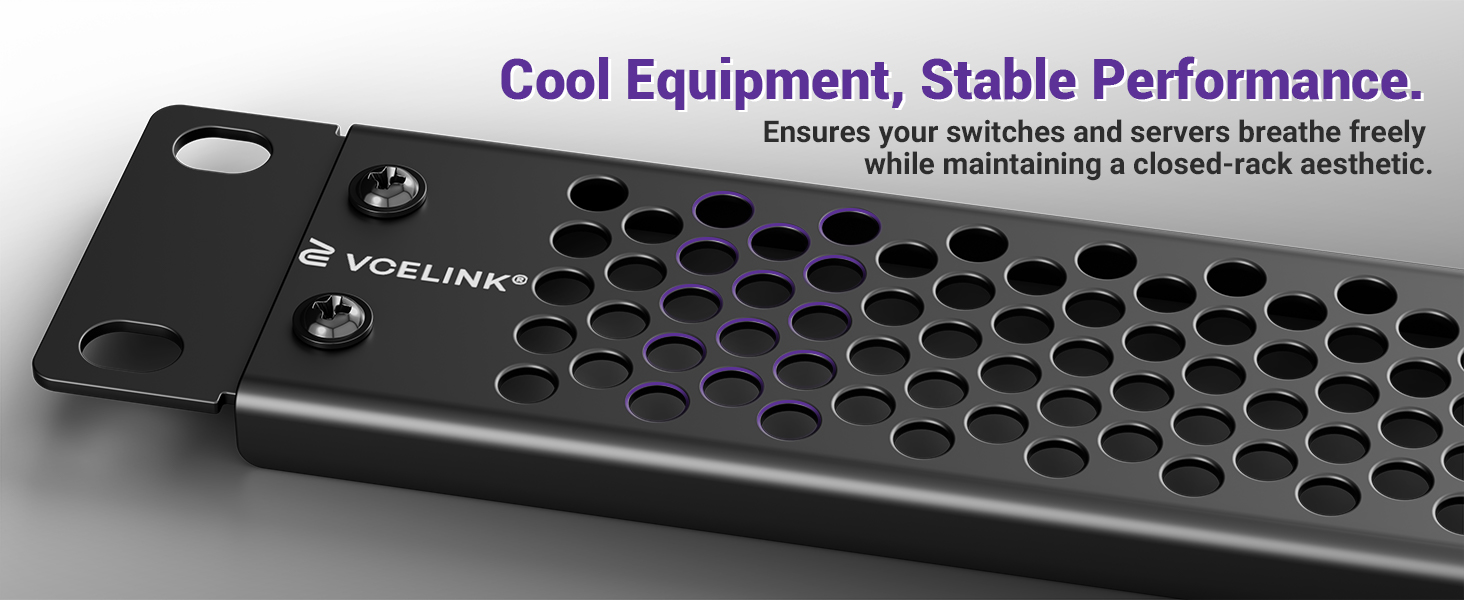 1u venting blank panel