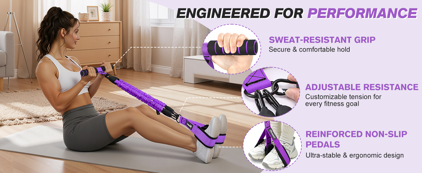 pedal puller resistance band