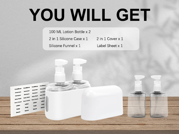 travel dispenser set