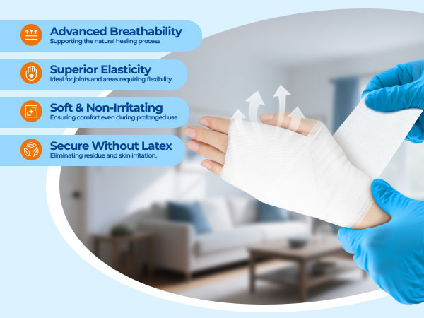 gauze rolls 4 inch