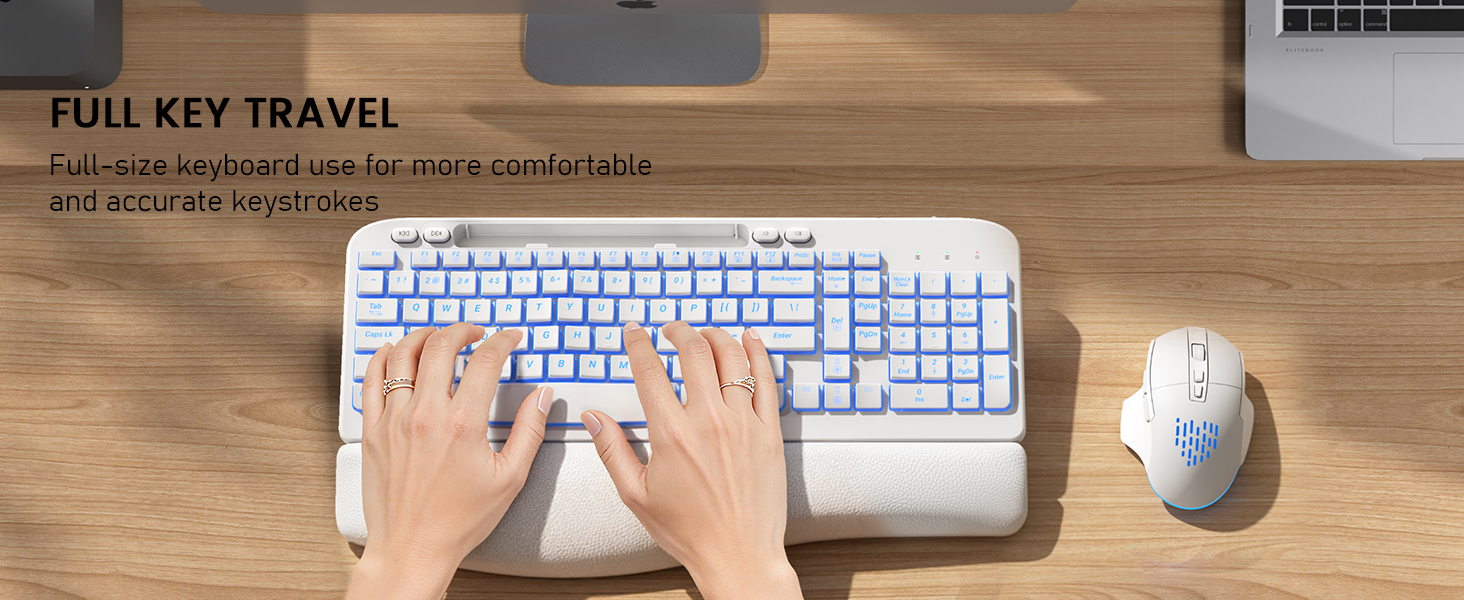 ergonomic wireless keyboard and mouse