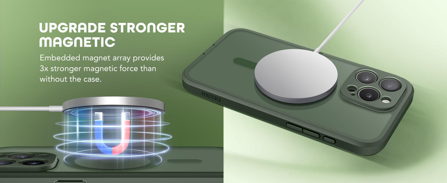 for iPhone 15 Pro Max Case compatible with magsafe