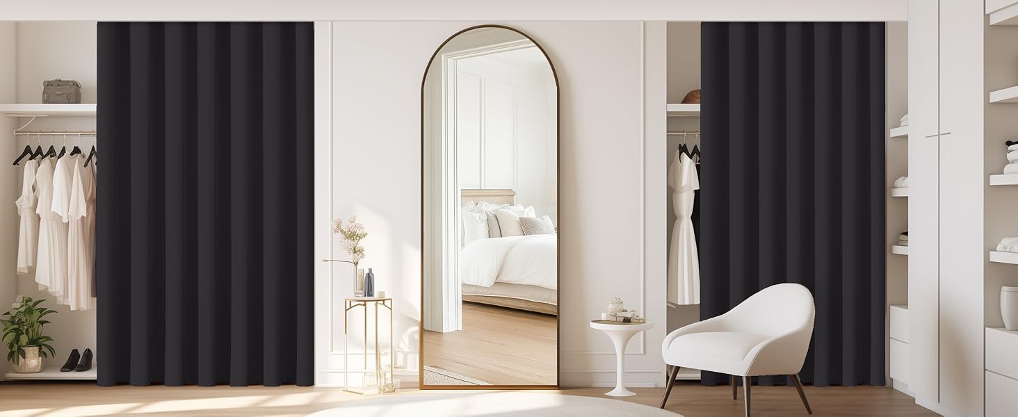 door curtain door Curtains blackout single curtain panel drapes