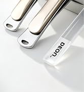 DEOU 3-in-1 Professional Nail Clipper Set - Stainless Steel Large/Medium Flat-Edge Clippers with ...