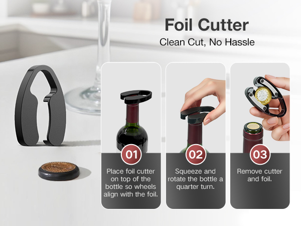 Foil Cutter Clean Cut, No Hassle