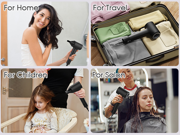 Applicable To Different Scenarios 110000 RPM Hair Dryer, High-Speed Fast Drying Blow Dryer