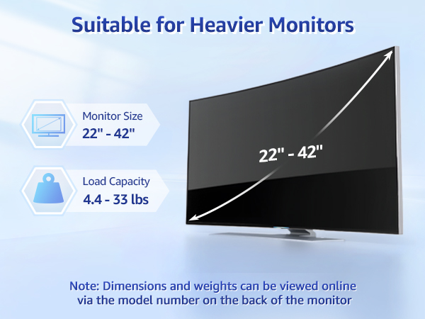 heavy duty monitor arm