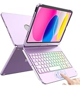 FUWANG Touch Keyboard Case for iPad 10th Generation (10.9", 2022), iPad 10th Generation Case with...