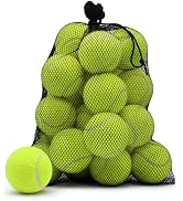 Magicorange Tennis Balls, 12 Pack Advanced Training Tennis Balls Practice Balls, Pet Dog Playing ...