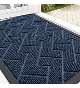 OLANLY Front Door Mat Indoor Outdoor Entrance, Waterproof All-Season, All-Weather Doormat, Sturdy...