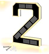 9" Solar Powered House Numbers for Outside, XTAUTO 300LM Large Modern Backlit Address Signs Auto ...