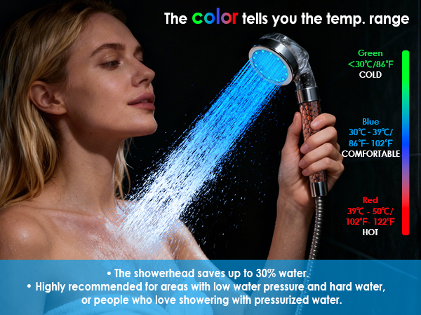 led light shower head shower head light shower head with led lights