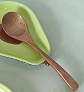 Ceramic Spoon Rest for Stove Top, Avocado Cute Spoon Rest for Kitchen Counter, Cooking Spoon Hold...