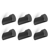 Optish Wood Wall Hooks for Hanging, 6 Pack Hat Hooks for Wall, Coat Hooks Wall Mount, Decorative ...