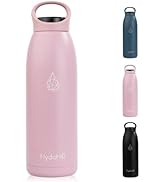 32 oz Insulated Stainless Steel Water Bottle, Double Wall Stainless Steel with Handle, BPA-Free, ...