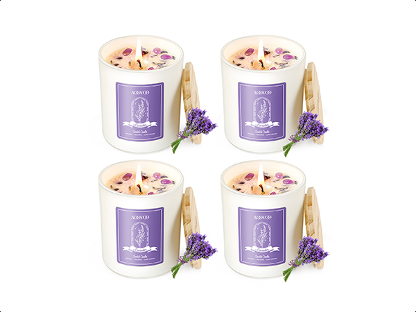 Lavender Candles Set