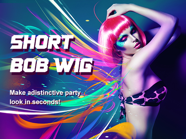Party Wigs and Sunglass Set