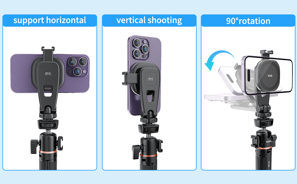 VRIG MG-03 Magnetic iPhone Tripod Mount
