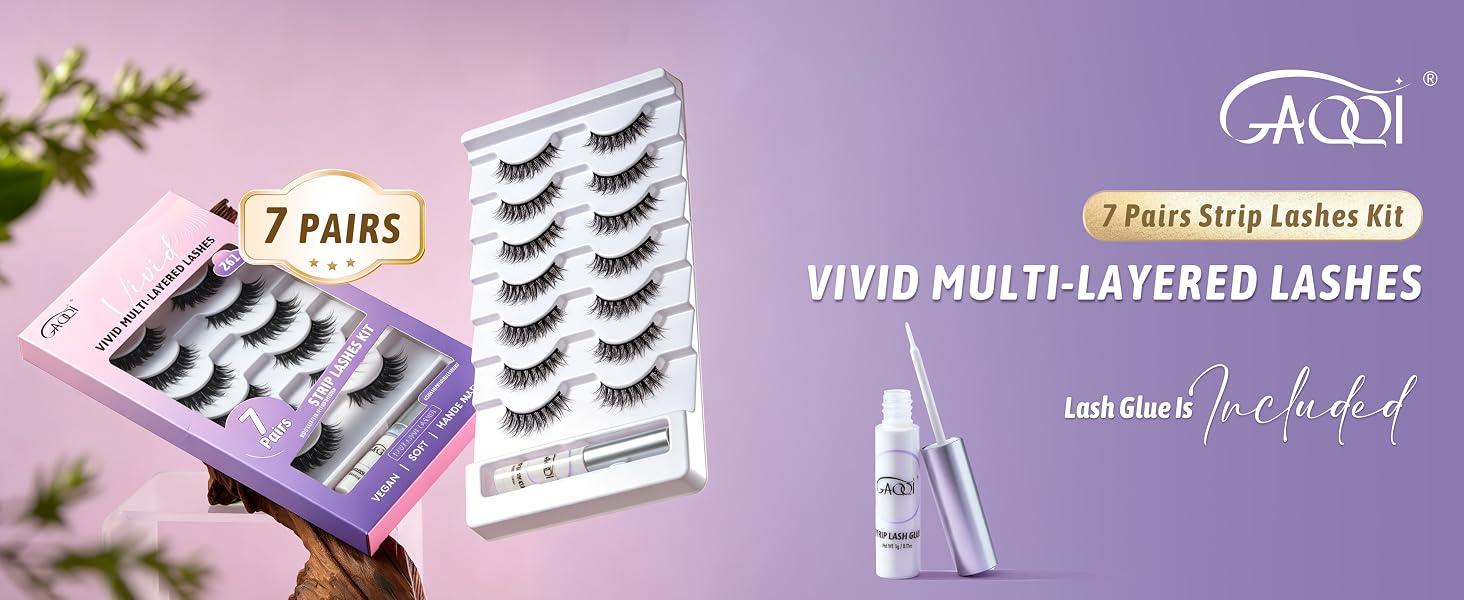 lashes strips vivid multi-layered strip lashes