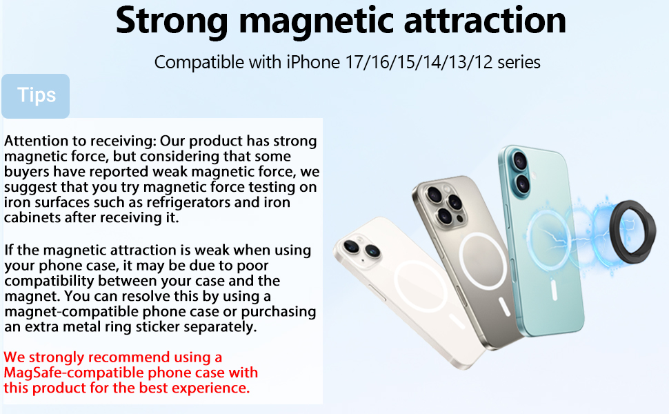 Strong magnetic attraction