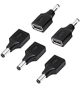 SinLoon USB to DC Adapter USB 2.0 A Female to DC 5.5x2.1mm DC Male Connector Charge Barrel Jack P...