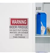 1Pc Red Fridge Magnet,Refrigerator Magnets,Funny Sign,Magnet Sticker,DO NOT Put Food,Water,OR Oth...