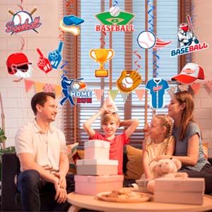 baseball party decorations