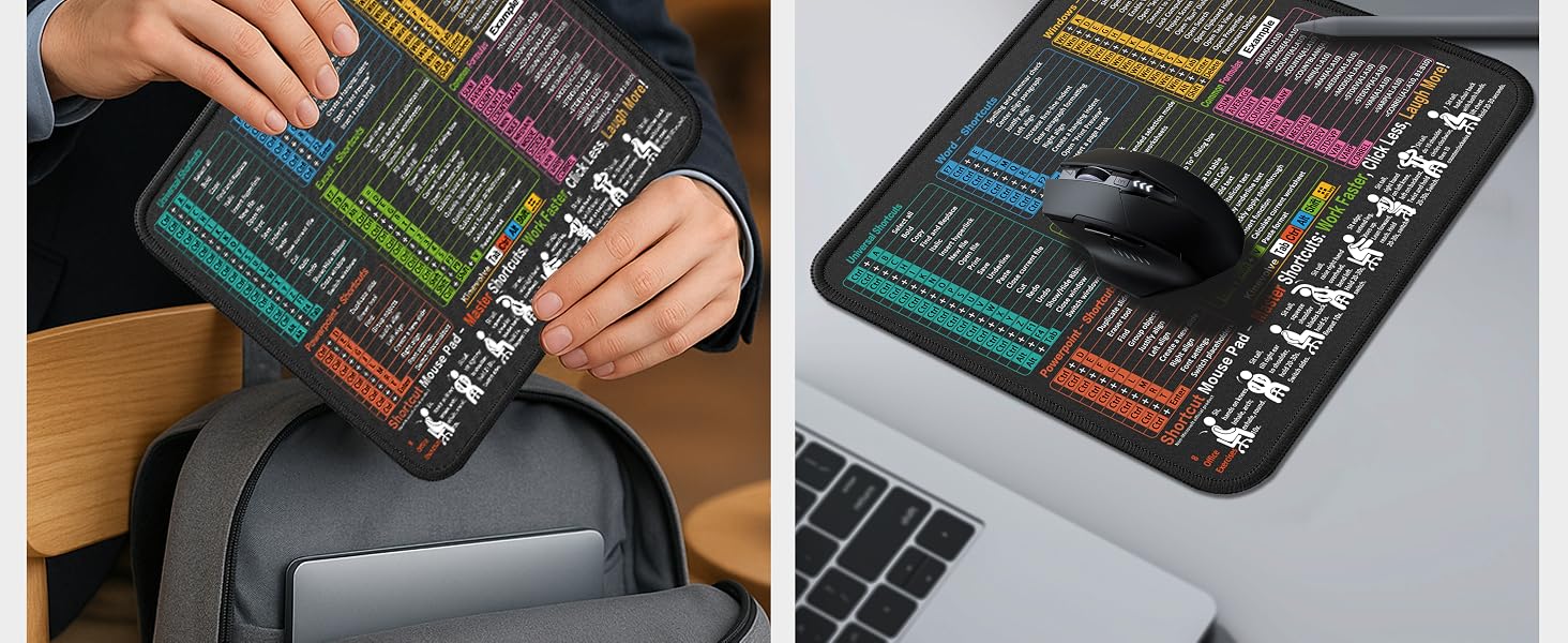 black mouse pad