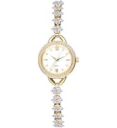 Avaner Women's Bracelet Wrist Watches: Ladies Elegant Slim Strap Rhinestones Analog Quartz Watch ...
