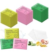 Makeup Remover Wipes Bulk Individually Wrapped,Travel Makeup Wipes Gentle for Face Cleansing Masc...