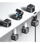 Magnetic Cable Clips Organizer, 10 Pack Cord Organizer, Cable Management Under Desk for Home Car ...
