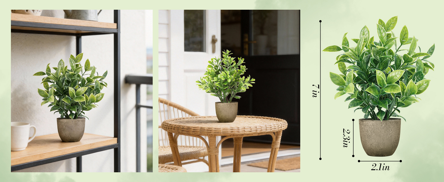faux greenery