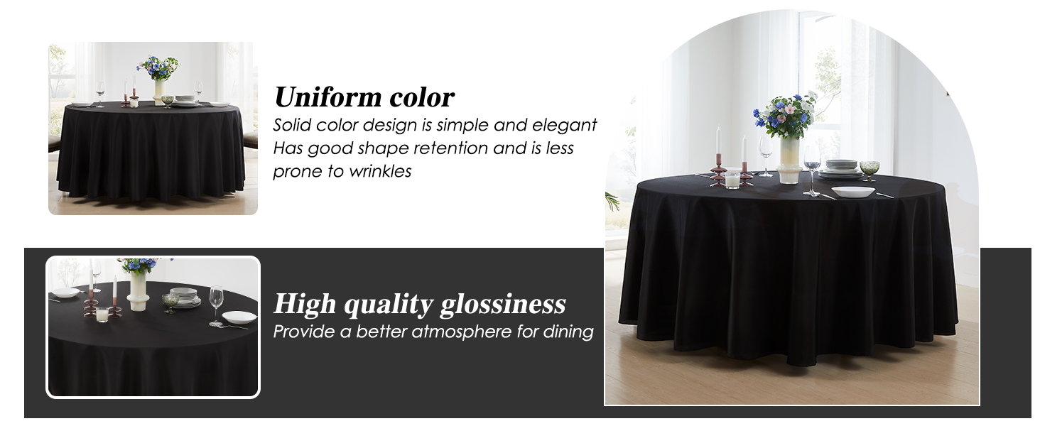 black round Tablecloths