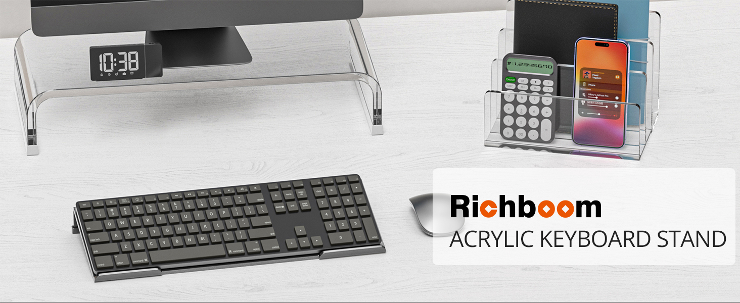 acrylic keyboard stand