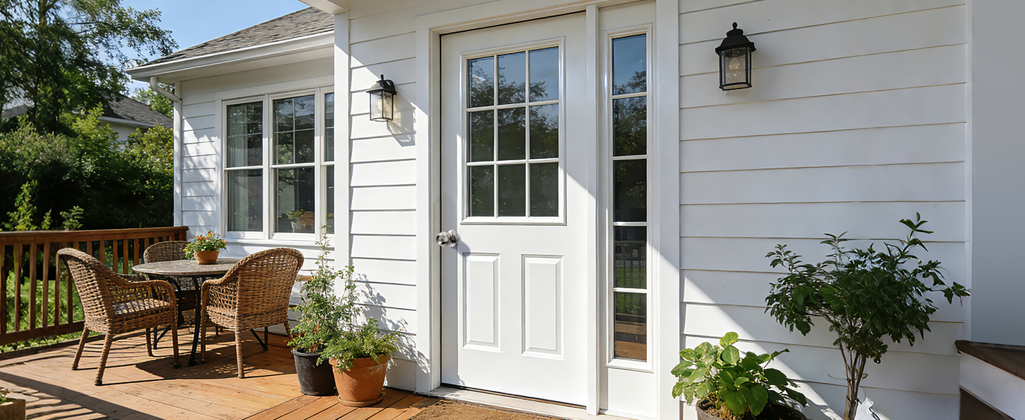 Backyard door lock patio security rear entry outdoor access garden gate residential exterior