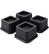 BTSD-home Furniture Risers 2 Inch Bed Risers Heavy Duty Adjustable Dorm Bed Lifts Risers Table De...