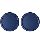 Replacement Lid for Pyrex 6 or 7 Cup Storage Plastic Cover Bowl Dish 7402-PC Blue (2-Pack)