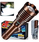 Grentay Super Bright Rechargeable LED Flashlights, True 2500000 High Lumens, Powerful Tactical Fl...