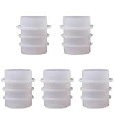 5Pcs White Bottle Stopper Silicone Mold, Crystal Epoxy Wine Stopper, Reusable Beverage Stoppers, ...