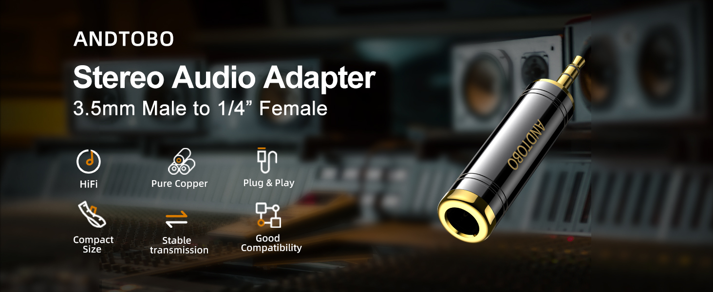 1/8" to 1/4" adapter